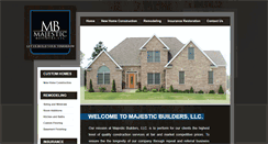 Desktop Screenshot of majesticbuildersllc.com